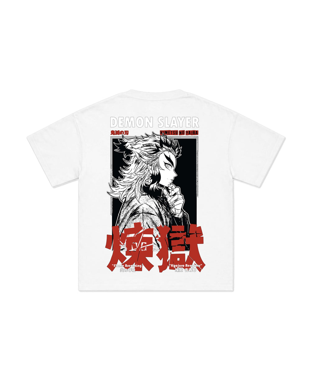 Rengoku Manga Panel White Tee