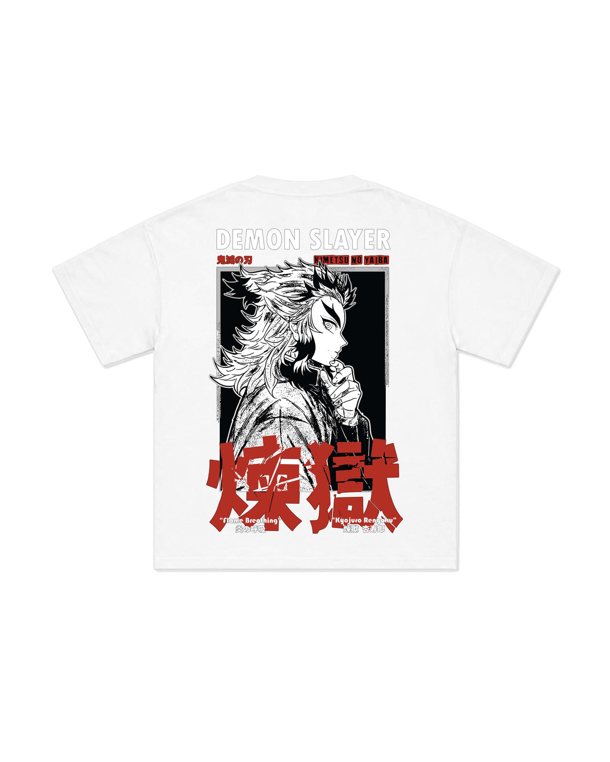 Rengoku Manga Panel White Tee