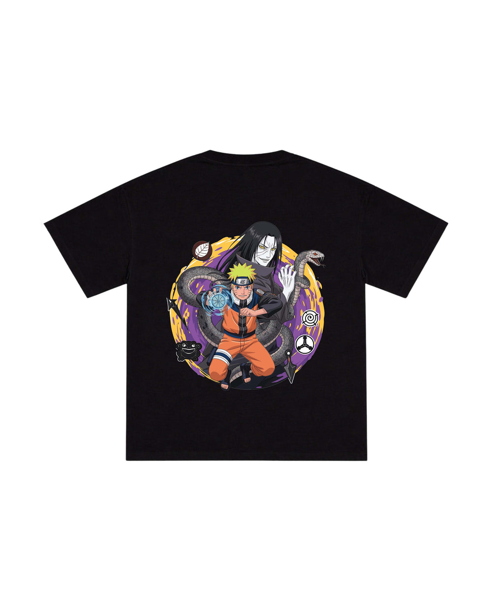 Rasengan & Serpent Black T-Shirt