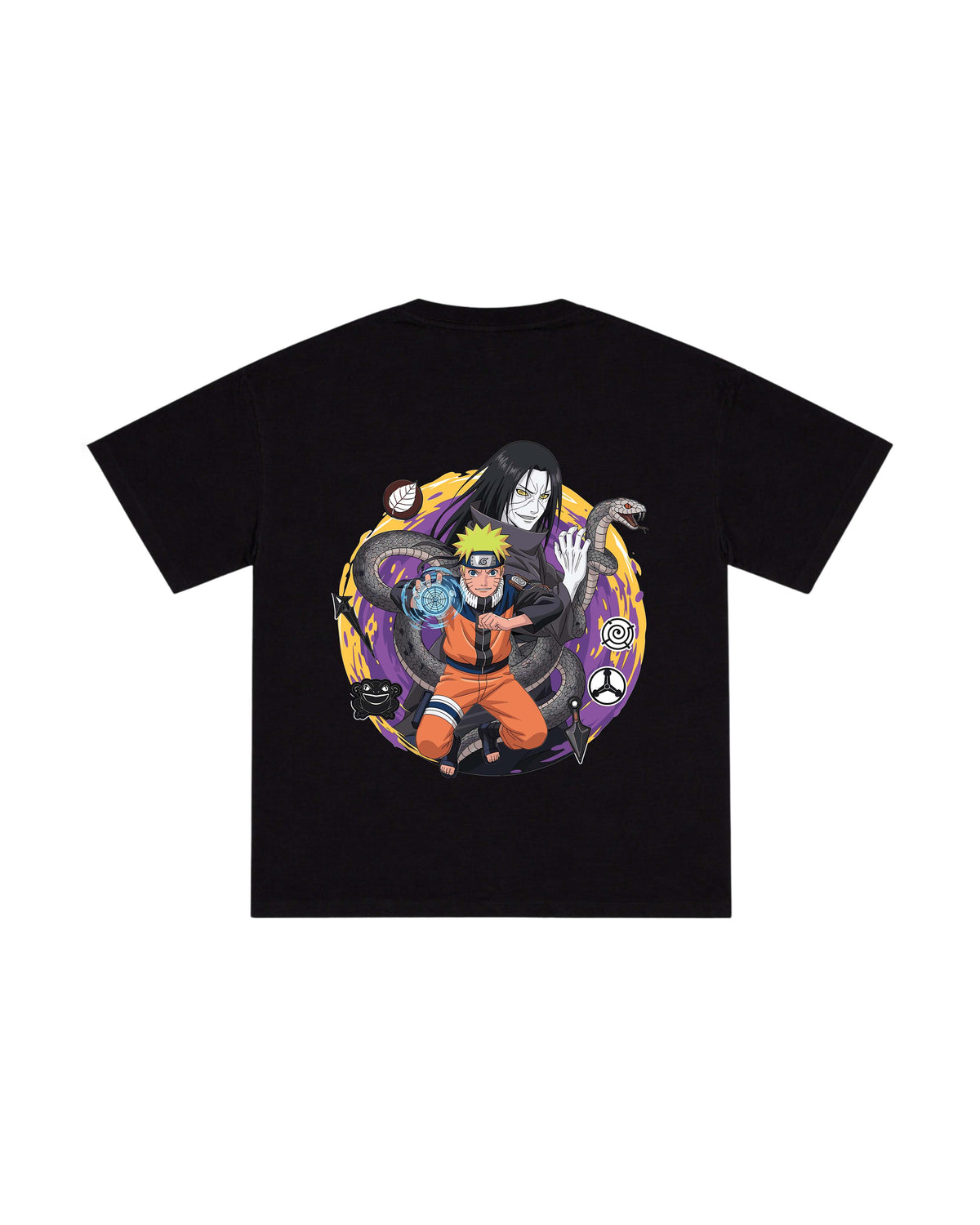 Rasengan & Serpent Black T-Shirt