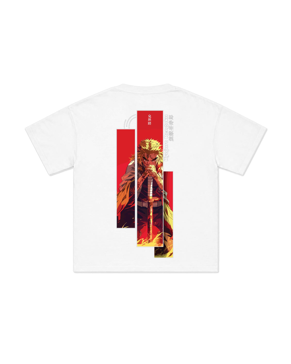 Crimson Pillar Oversized Tee