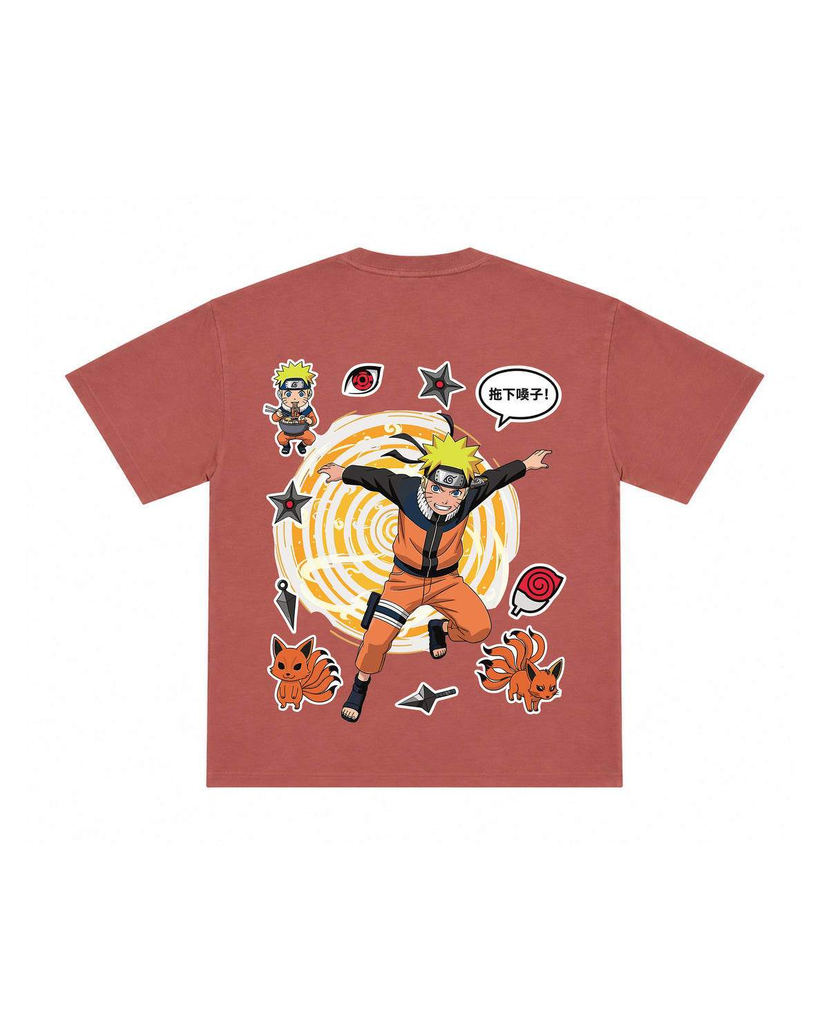 Naruto Sticker Pack Rust Tee