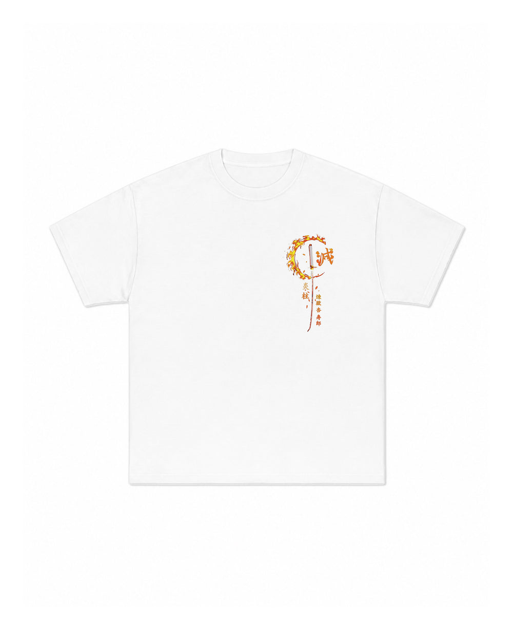 Crimson Pillar Oversized Tee