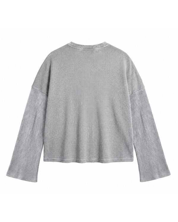 Bowled Club Retro Waffle Knit Tee - Image 2