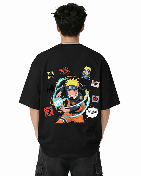 Naruto Rasengan Oversized T-Shirt