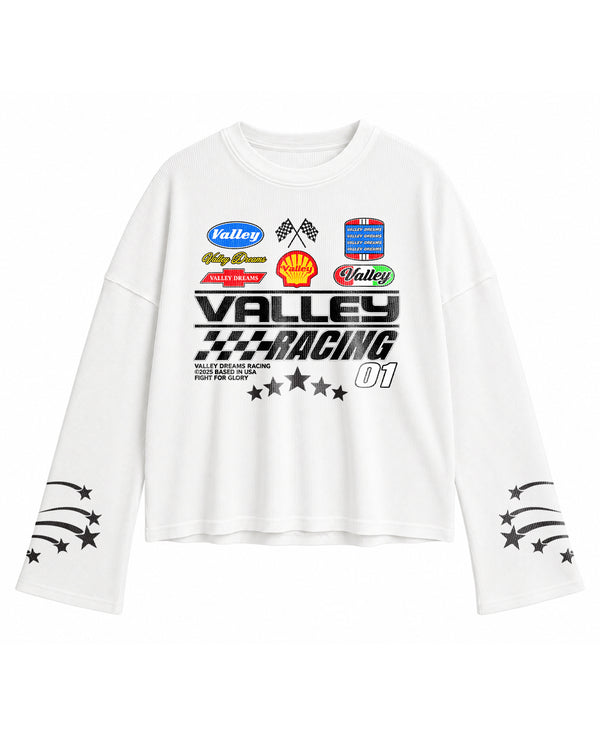 Valley Racing Waffle Tee - Image 1