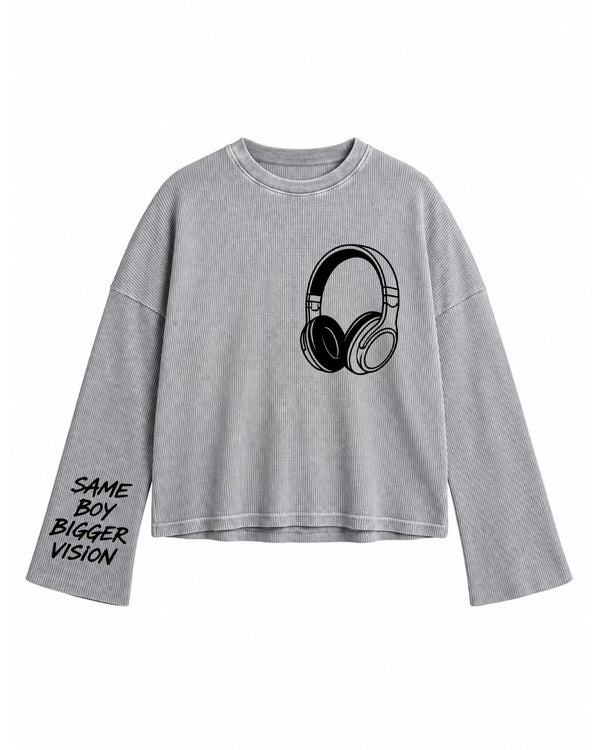 Dream Bigger Waffle Tee - Image 2