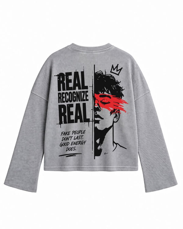 Real Recognize Real Waffle Tee - Image 1